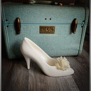 Vintage Enesco : ceramic heel shoe
